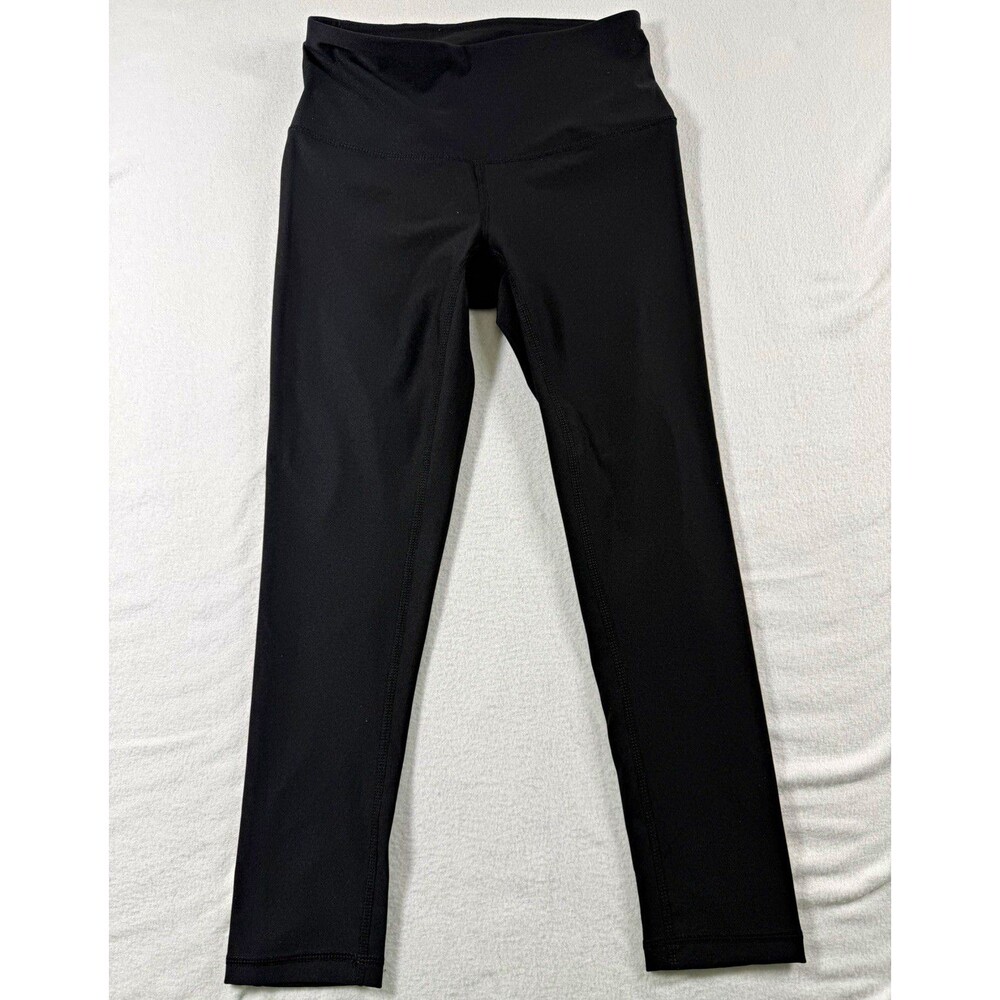 Reebok Womens Pull-On Leggings Black XS Regular Stretch Knit 551